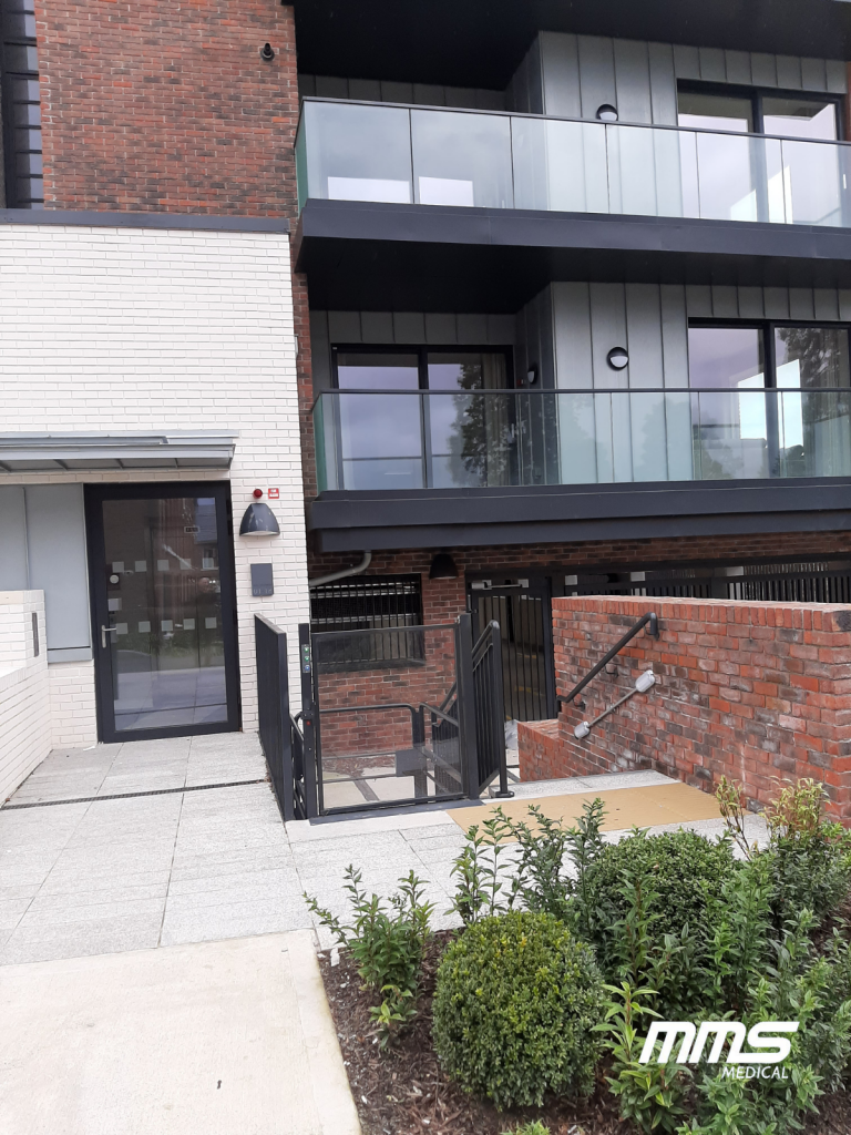 Terry Melody 1 Platform lift - external installation Dublin MMS Medical