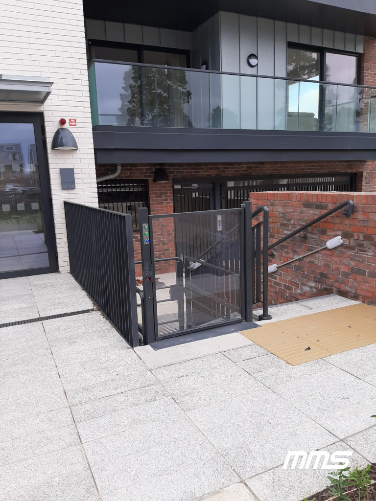 Terry Melody 1 Platform lift - external installation Dublin MMS Medical