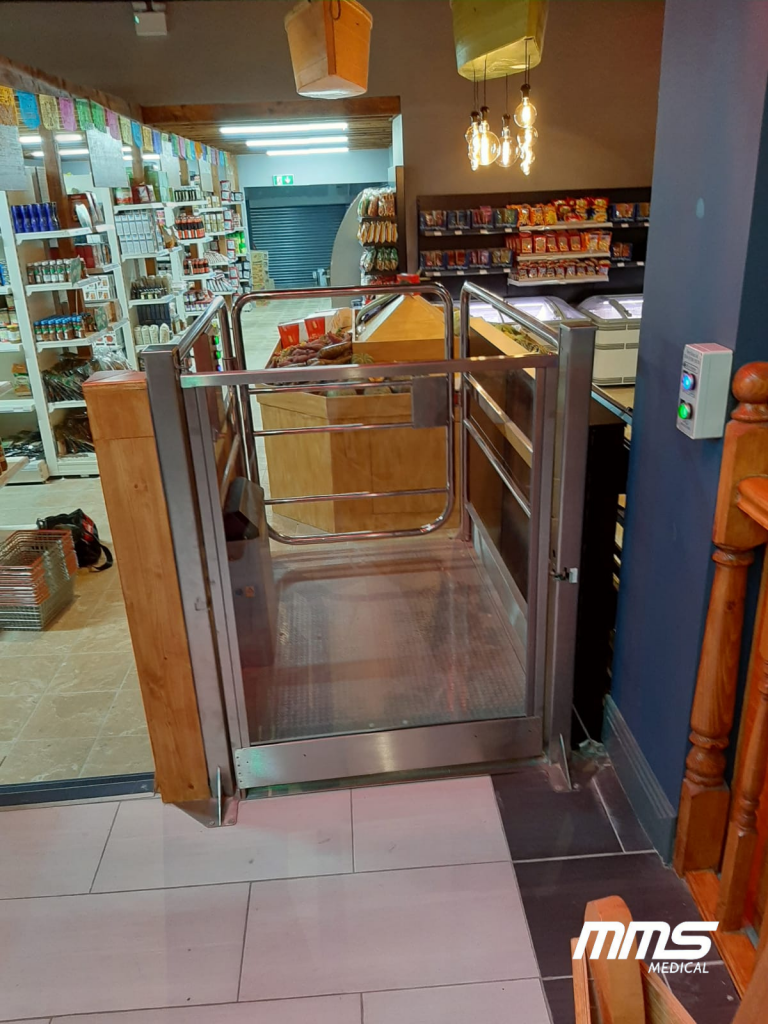 Melody 1 Platform Lift internal Installation Dublin MMS Medical