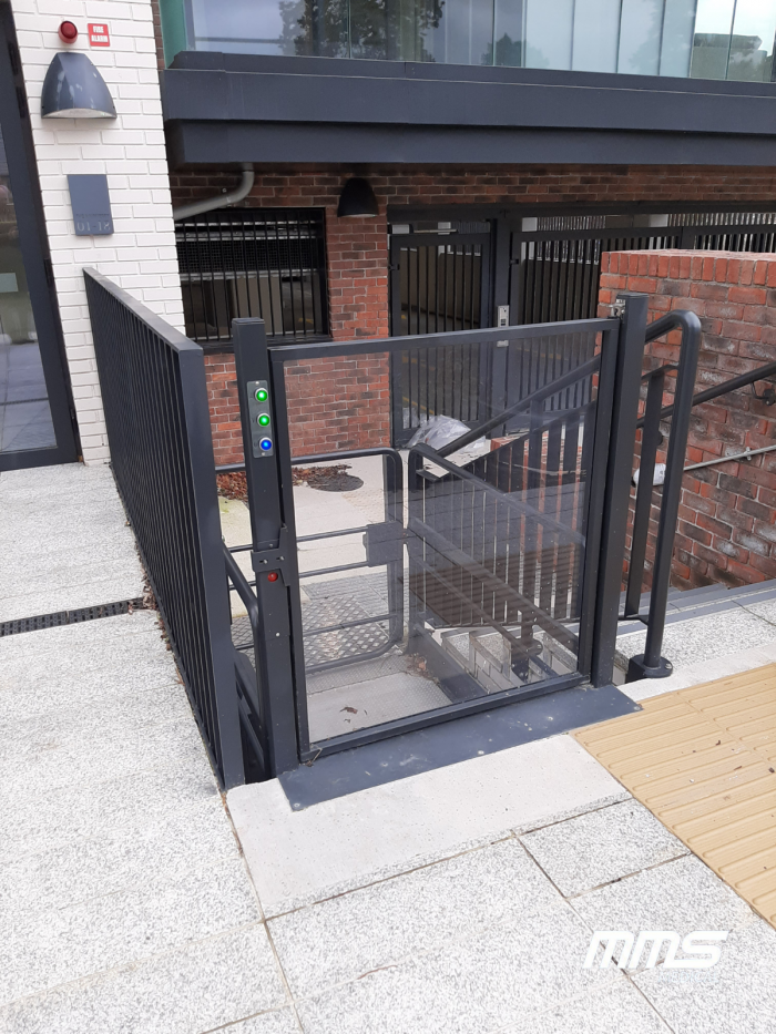Terry Melody 1 Platform lift - external installation Dublin MMS Medical