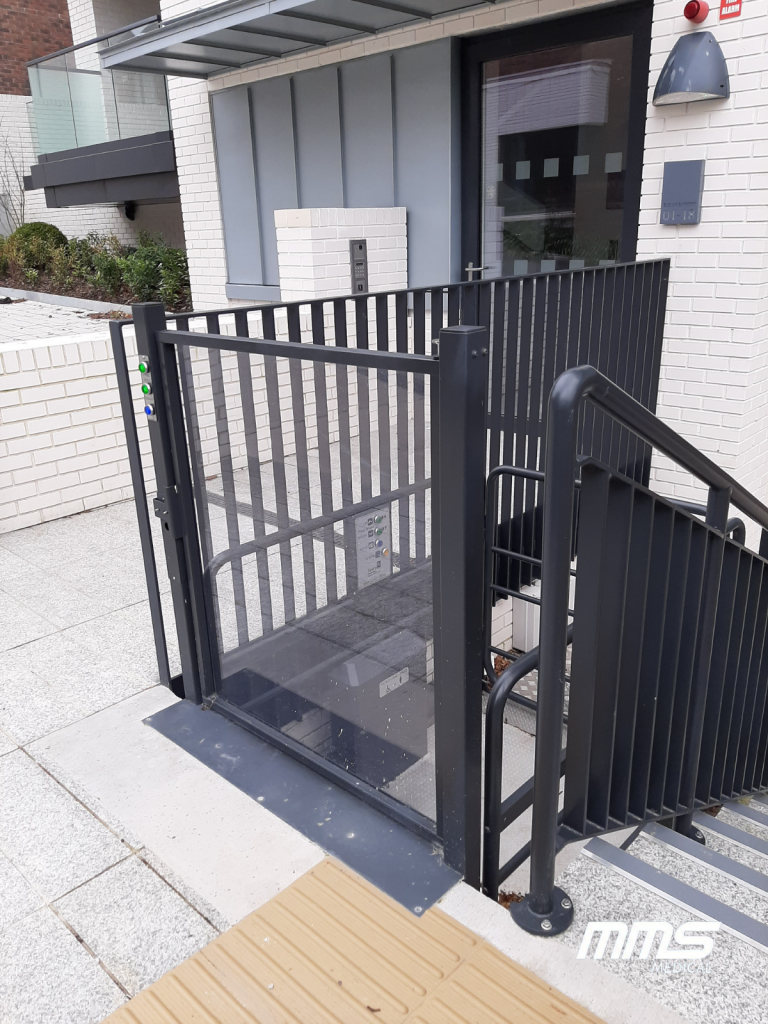 Terry Melody 1 Platform lift - external installation Dublin MMS Medical