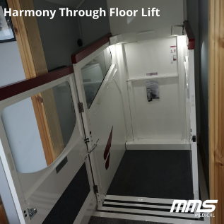 Harmony Through Floor Wheelchair Lift Home Installation Ballincollig Cork Ireland MMS Medical