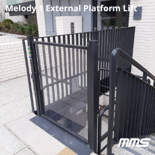 Melody 1 External Installation Platform Lift MMS Medical Dublin